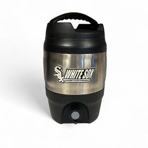 NWOT 128oz bubba keg White Sox Black and Stainless Steel Beverage Dispenser